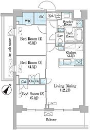 間取図画像 3LDK