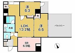 メルヴェーユ大泉学園 2SLDKの間取図画像