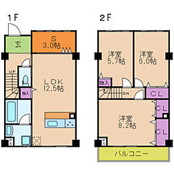 間取図画像 3SLDK