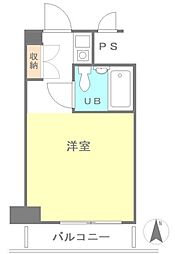 ウイン青山 ワンルームの間取図画像