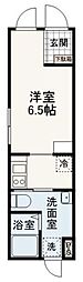 プライムブリス南品川EAST ワンルームの間取図画像