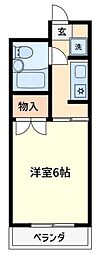 JLBグランエクリュ浦安 1Kの間取図画像