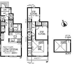BLOOMING MAISON練馬区谷原3丁目貸家1号棟 2階3LDKの間取り