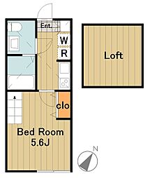 アザーレ・パッシオ大塚 1Kの間取図画像