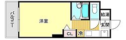 ステラ向野 ワンルームの間取図画像