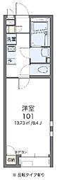 CLEINOぐれいす 1Kの間取図画像