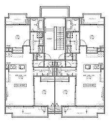 シャン ・ ドゥ・ コルザ1 2LDKの間取図画像