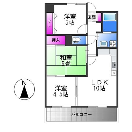 パラシオン平野_間取り_0