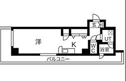 SUPERIORCLUB ワンルームの間取図画像