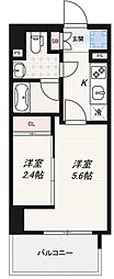 GRANPASEO大森 2Kの間取図画像
