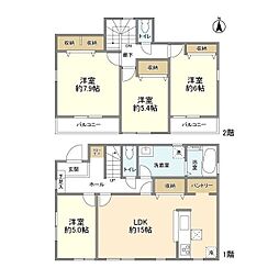 Kolet八王子大楽寺05 1階4LDKの間取り