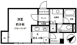表参道レジデンス 1Kの間取図画像