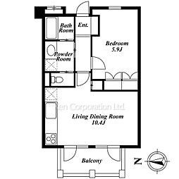 間取図画像 1LDK