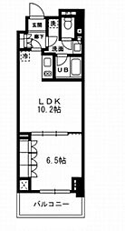 レジディア杉並方南町 1LDKの間取図画像