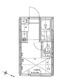 AZEST-RENT池袋2 ワンルームの間取図画像