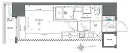 AZEST西川口 1Kの間取図画像