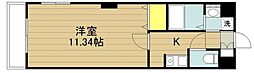 ベルメゾン 1Kの間取図画像