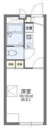 レオパレスパークサイド 1Kの間取図画像