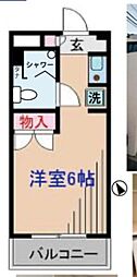 THENORTH26 1Kの間取図画像
