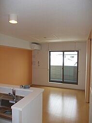 JR水戸線 新治駅 徒歩4分の賃貸アパート 2階2LDKのリビング/ダイニング