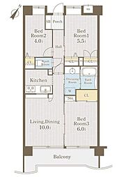 PLENDY東浦和 3LDKの間取図画像