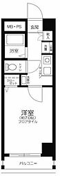 ライオンズマンション三鷹第7 1Kの間取図画像
