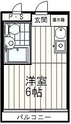 リエス多摩センター ワンルームの間取図画像