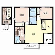 グリーンフォレスト 0205 ｜ 滋賀県東近江市八日市緑町11-23（賃貸アパート2SLDK・2階・65.94㎡） その2