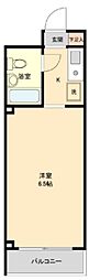 ジョイフル百合ヶ丘 1Kの間取図画像