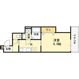 クレアール西今川 3階/-