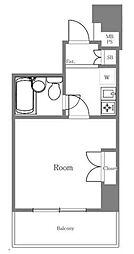 ステージファースト武蔵小山 1Kの間取図画像