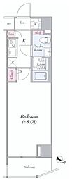 プレール・ドゥーク板橋区役所前 1Kの間取図画像
