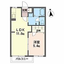 フラット・フィールド　Ｂ 102 ｜ 岩手県北上市柳原町５丁目2-17（賃貸アパート1LDK・1階・35.00㎡） その2