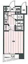 ガラ・グランディ日本橋 1Kの間取図画像