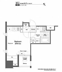 PRIMEURBAN板橋 ワンルームの間取図画像