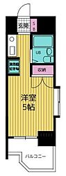 サンヴェール飯能 ワンルームの間取図画像