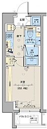 ブライズ恵比寿 1Kの間取図画像