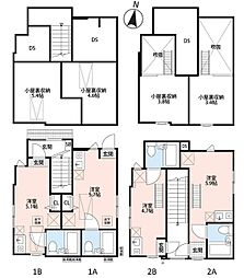 プラート 1階ワンルームの間取り