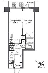 COMFORIA志村坂上 1DKの間取図画像
