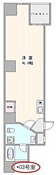 レアル川崎 ワンルームの間取図画像