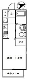 グランツシティ渋谷本町 1Kの間取図画像