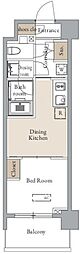 グランカーサ四谷 1DKの間取図画像