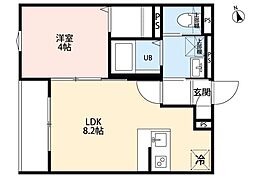 robot home 蕨V 1LDKの間取図画像