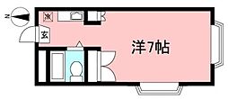 パークアベニュー・アートヴィレッジ参番館 ワンルームの間取図画像
