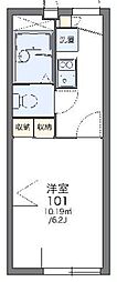 レオパレスミュルミューレ 1Kの間取図画像