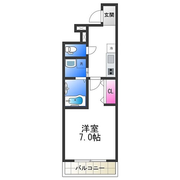 フジパレス鳳中町ノース ｜大阪府堺市西区鳳中町１０丁(賃貸アパート1K・3階・27.13㎡)の写真 その2