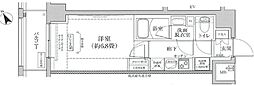 アイルプレミアム横浜サウス 1Kの間取図画像