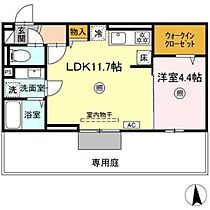 Ａｕｇｕｓｔａ（オーガスタ） 102 ｜ 福岡県久留米市津福本町634-1（賃貸アパート1LDK・1階・39.77㎡） その2