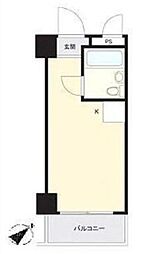 トップルーム横浜NO.1 ワンルームの間取図画像