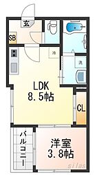 間取図画像 1LDK